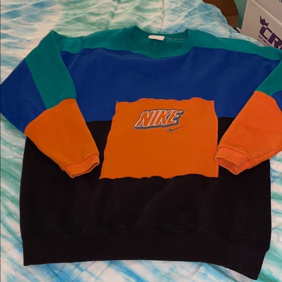 Nike Jackets & Blazers - Vintage Reworked Nike Crewneck